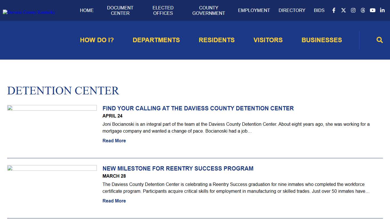 Detention Center Archives - Daviess County Kentucky